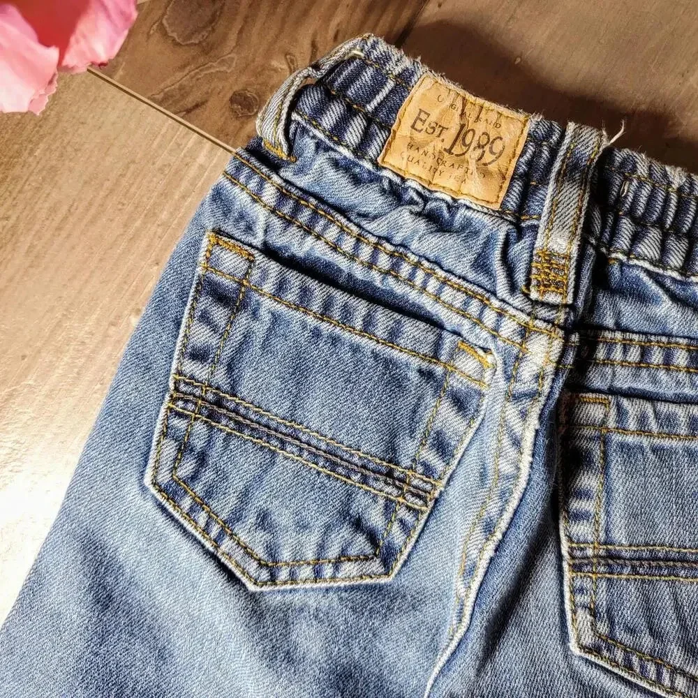The Children's Place Medium Wash Boys Straight Denim Blue Jeans Size 18-…